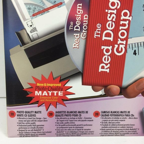 Fellowes Neato 20 Photo Quality White Matte Finish - Picture 4 of 7